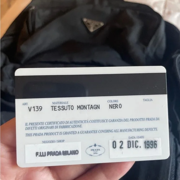Prada V139 small backpack